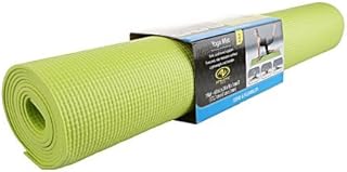 Athletic Works Yoga Mat Lime Green exercise 68 inches L x 24 inches W x 3 mmâ€¦ (1)