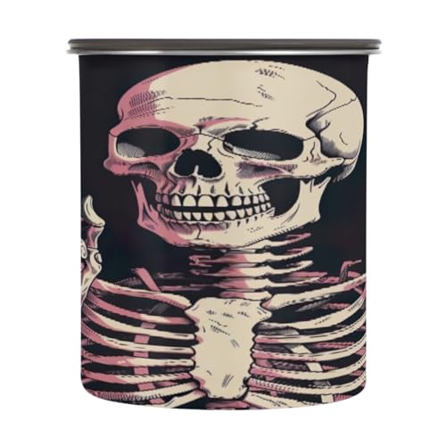 Contenedor Hermético de Acero Inoxidable para Café 900ml