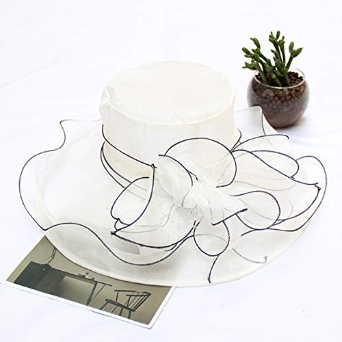Sombrero mujer verano con protección UV y ala ancha miniatura 2
