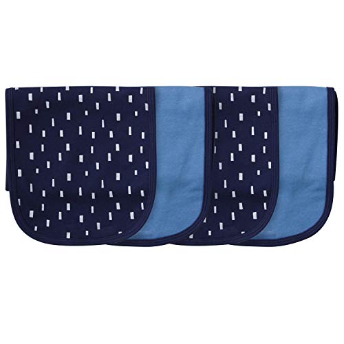 Gerber Baby Boys 4-Pack Flannel Burp Cloth, Awesome Fox, 20