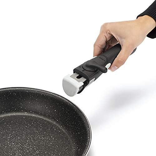 Miniatura 5 de Desconocido Magefesa K2 - Juego de 3 piezas con mango extra extraíble, acero esmaltado, efecto vidrioespejo