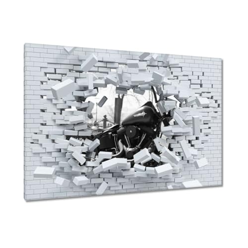 Peinture imprimée sur toile Chopper classique édition d'art murale grand format H1363M