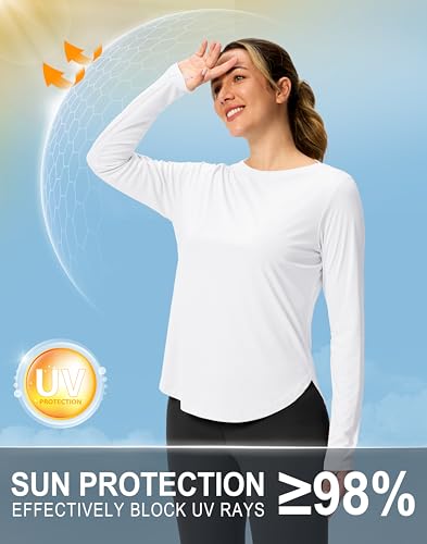 Soothfeel Women's Sun Shirts UPF 50+ UV Protection Lightweight Quick Dry SPF Long Sleeve Workout Hiking Tops Outdoor Clothing3