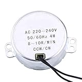 AC220~240V 4W 50/60Hz CW/CCW motore presepe 10 giri Giradischi Synchronous Motor Motoriduttore motorino elettrico presepe
