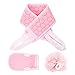 Produktbild Peeling Rückenscrubber Set, 3 Stück Rückenschrubber, Dusch Handschuhe & Badeschwamm, Luffaschwamme Massage Handschuh für Bad und Dusche, Tiefenreinigung Körper, Body Scrubber Schwamm für Damen Herren