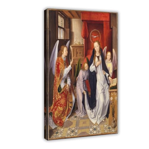 Poster The Annunciation Hans Memling créez un coin de sérénité au salon avec ce cadre suspendu