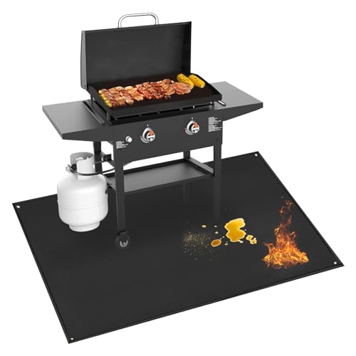 Grill Mat for Blackstone Griddle Accessories 28in & 36in 70 x 48 x 0.02in