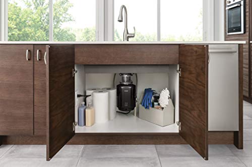 Image of Moen Host Series Garbage Disposal for Kitchen Sink with Power Cord, Control Activation, Sound Reduction, GXB75C