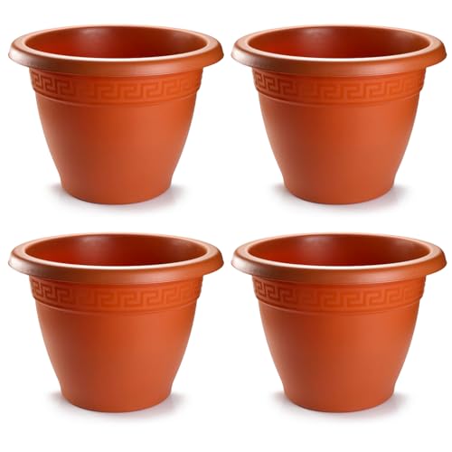 Acan Tradineur: Pack de 4 Macetas Redondas