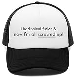 Vendax Je EU Spinal La Fusion & À Présent Je suis Tout Vissé en Haut Casquette De Baseball Rapper Cap