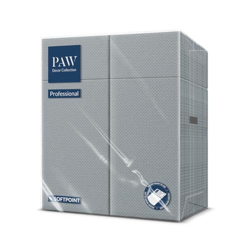 PAW - Besteckservietten aus Softpoint (32 x 38 cm 1/8 Bestecktasche) | 50 Stück | Perfekt für Pubs, Hotels oder Cafés | Serviettentaschen für...