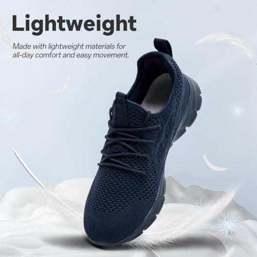 Image of Running Shoes for Men Gym Tennis Athletic Walking Shoes Non Slip Lightweight Breathable Sports Mesh Fashion Work Sneakers Casual Workout Trianer