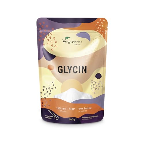 Glicina Polvo Vegavero® | Puro & Sin Aditivos | 300 g Glycine | C...