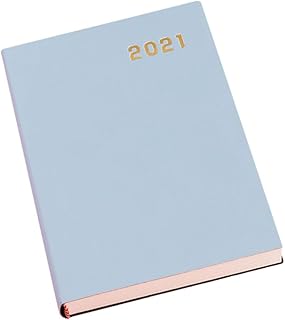 MAGICLULU Caderno 2021 Caderno Azul Bloco De Notas De Escritório Caderno De Notas Portátil Agenda Agenda Agenda Diária 2021 Agenda Agenda 2021 Agenda 2021 Agenda Agenda 2021 Agenda Portátil