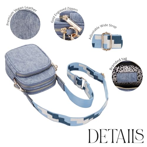 Image of Mali+Lili, Josie Triple Zip Crossbody Bag