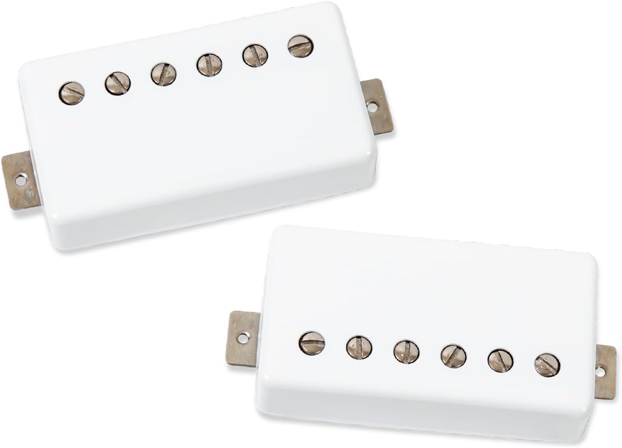Seymour Duncan JB and Jazz Hot Rodded Humbucker Set - Electric Guitar Pickups, Perfect for Blues, Rock, Country, and Metal - Frost White