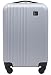 Travelers Club Cosmo Luggage, Silver-20, 20-Inch