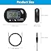 DaToo Aquarium Thermometer with Large LCD Display Fahrenheit/Celsius(℉/℃) Fish Tank Thermometer for Aquarium Reptile Terrarium Digital Water Thermometer with Suction Cup