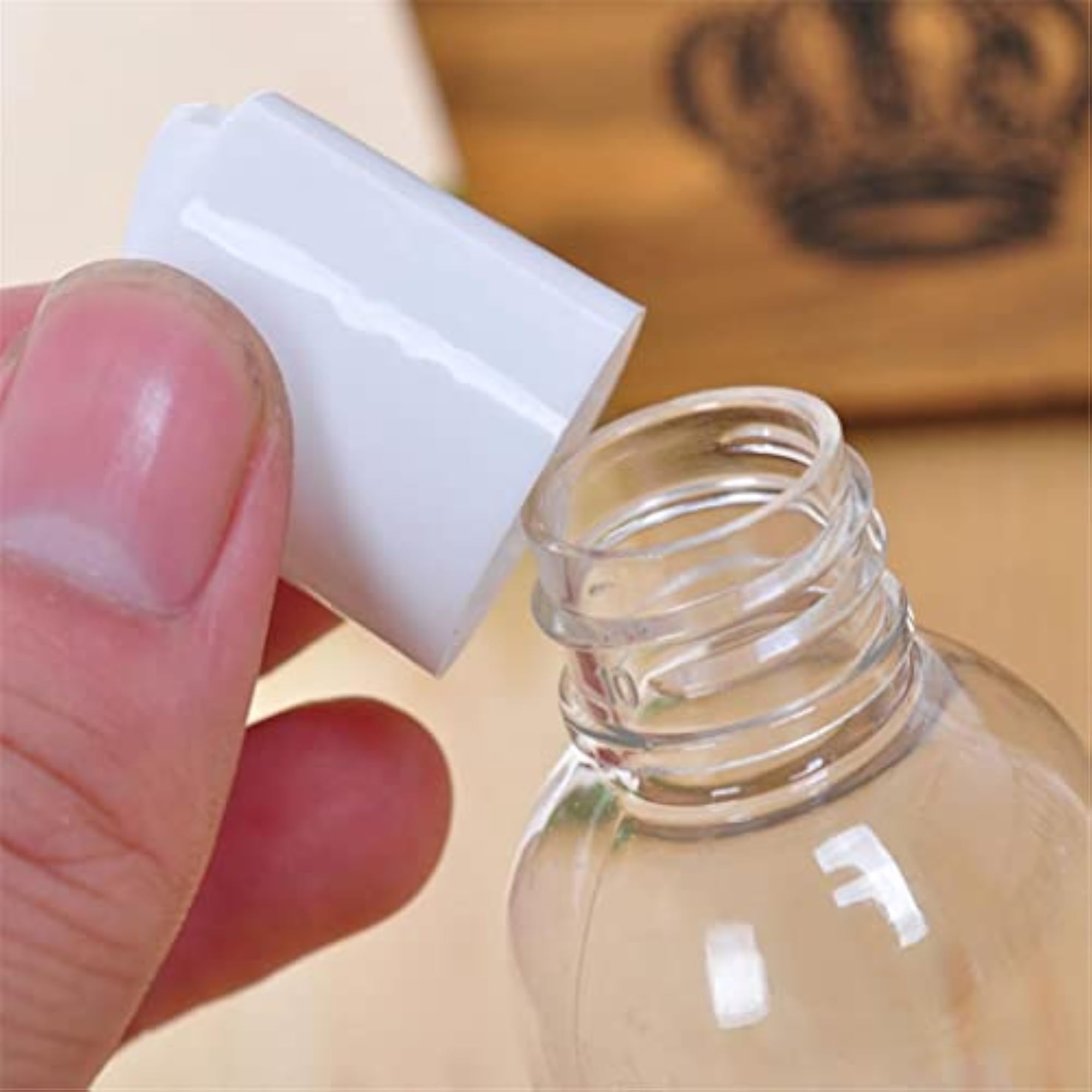 Pack of 6 Travel Mini Plastic Transparent Makeup Containers