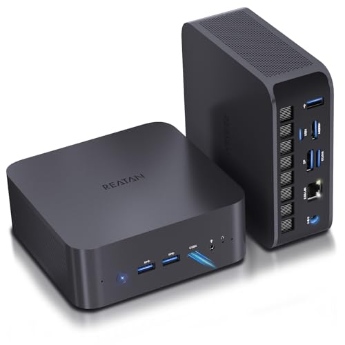 Image of Reatan X7 AI AMD Ryzen 7 255 Oculink Gaming Mini PC(Upgraded 8745HS), Barebone Mini PC(NO OS /RAM /SSD), Desktop Mini Computers Radeon 780M Graphics, 2.5G LAN /HDMI 2.1 /2 * 8K USB 4.0 /Wi-Fi 7 /BT5.4