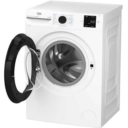 Beko BM3WFU3941X vrijstaande wasmachine, volautomatische wasmachine, 9 kg, centrifuge keuze 1400 omw/min, hygiëne+ geschikt voor mensen met allergieën, koudewas, water- en tijdbesparing, wit - Afbeelding 5