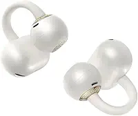 Fone de ouvido sem fio QCY Crossky C50, Bluetooth 6.0, 35 horas de reprodução, leves e confortáveis para usar em corrida/fitness, adequados para orelhas pequenas, à prova d'água IPX5(Branco)