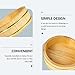 UPKOCH Wooden Sushi Rice Bowl Rice Mixing Tub Hangiri Sushi Oke Wood Sushi Barrel Japanese Sushi Rice Storage Bucket for Home Restaurant, 28cm