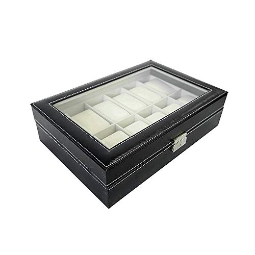 12 roosters, Bekijk opbergdoos, horlogedoos, Met een klein kussen, geschikt voor het opbergen van horloges of sieraden