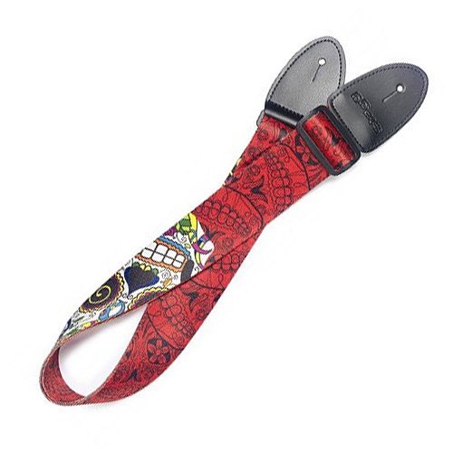 Stagg STE MEX SK RED Sangle pour Guitare ajustable 82-141 cm - Les Beatles, Paul McCartney, John Lennon, RIngo Starr, George Harrison Stagg STE MEX SK RED Sangle pour Guitare ajustable 82-141 cm