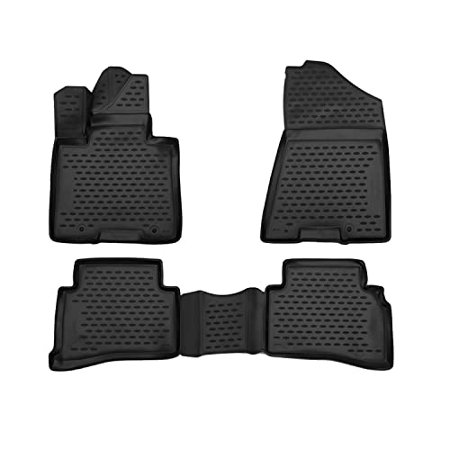 Tapis de sol Kia Sportage 2016-2021 anti glissement protection pluie 4Pcs