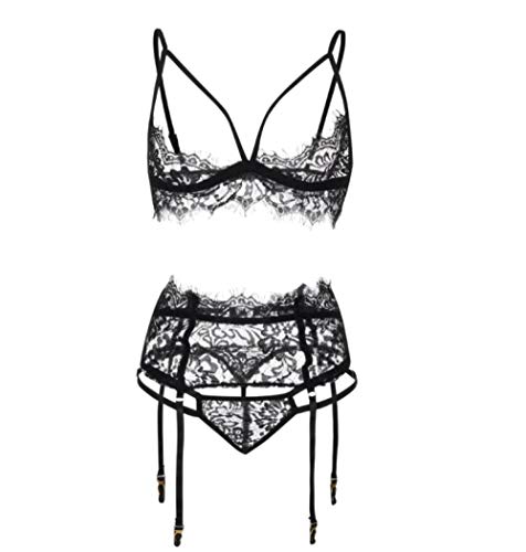 Nuisette de nuit sexy en dentelle fine pour une soirée romantique en couple