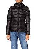 nylon basico Blauer Giubbini Corti Imbottito Piuma Giacchetto, 999GO Nero INT. Grigio Ombra, M Donna