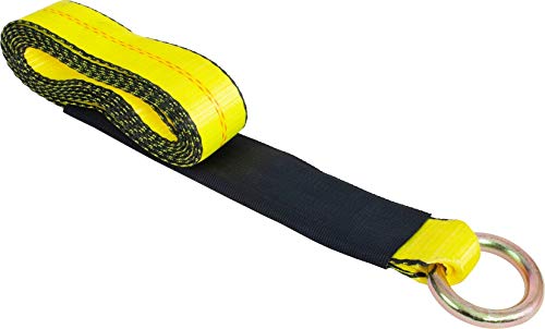 Mytee Products (4 Pk) Auto Car Haul Flatbed Tie Down Kit Lasso Wheel Ratchet Strap W Snap Hook #TOP3