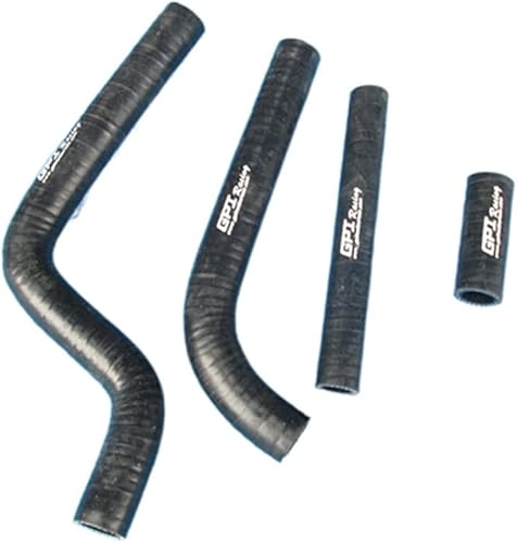 Para 1996-2018 Yamaha YZ125 YZ 125 Manguera de radiador de silicona 1997 1998 1999 2000 2001 2002 (negro)