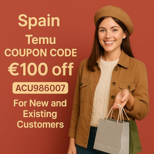 Spain Temu CoupoN CODE &euro;100 off (ACU986007)For New and Existing Customers cover art
