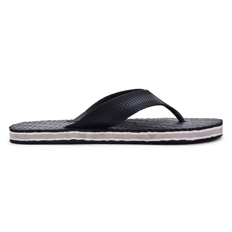 Image of Men's Hawaii Slippers Lightweight Comfortable Flip Flops for Men Soft Casual Bathroom Beach Outdoor Footwear Gents Slipper