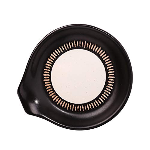 LIANMI Ceramic Spoon Rest for Spoon Holder for Stove Top Modern Farmhouse Rustic Kitchen Decor and Accessories