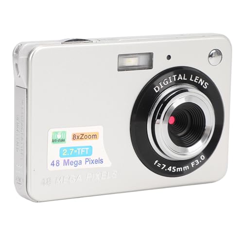 Cámara digital ZJchao 48MP HD 1080P con zoom 8X y pantalla LCD 2.7" miniatura 1