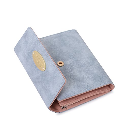 Cartera Mujer con Monedero Pequeño de Cuero Mujer Carteras Monederos Corta con Titular de la Tarjeta de Crédito