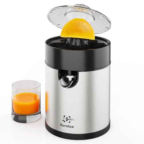 Eurolux Electric Citrus Juicer – Easy Juice Squeezer for Lemon & Orange