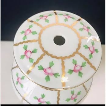 ヘレンド セーブル風小薔薇壺ランプベース特大 ヘレンド セーブル風小薔薇壺ランプベース特大