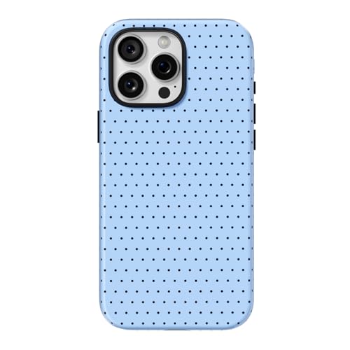 Coque iPhone 15 Pro Max à pois antichoc en TPU et PC rigide