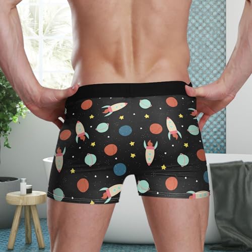 visesunny Men's Underwear - Funny Cartoon Boxer Brief Fly with Built-in Pouch Support - Underwear for Men3