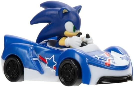 Sonic The Hedgehog 2.5" - Carrito Racer Escala 164 (Sonic Speed Star)