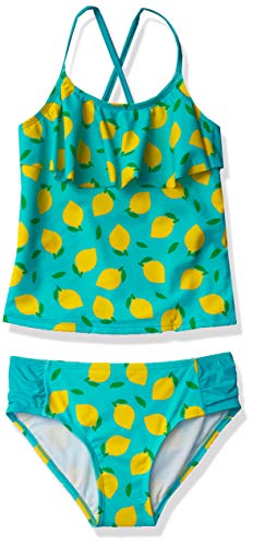 Image of Kanu Surf Girls' Charlotte Flounce Tankini Beach Sport 2-piece Swimsuit