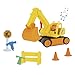 Blippi Excavator - Fun Freewheeling Vehicle with Features Including 3 Construction Worker, Sounds and Phrases - Educational Vehicles for Toddlers and Young Kids, Yellow, Multicolor, Pack 1