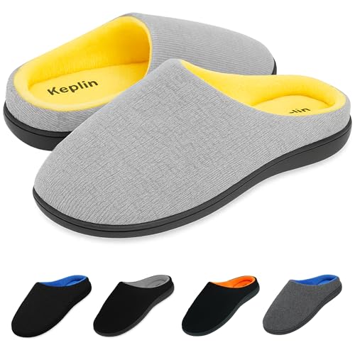 Pantoufles en mousse à mémoire de forme KEPLIN homme avec semelle antidérapante
