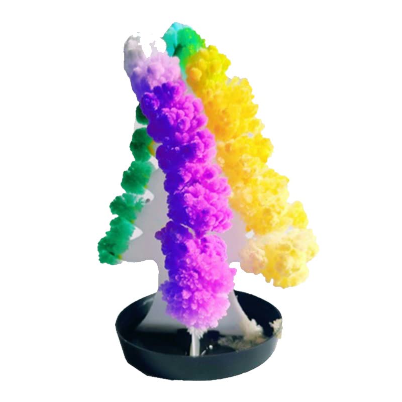 COOLBABY 20PCS Paper Tree Flowering Magic Christmas Tree Cherry Tree Colorful Magic Crystallization Creative Holiday Gifts