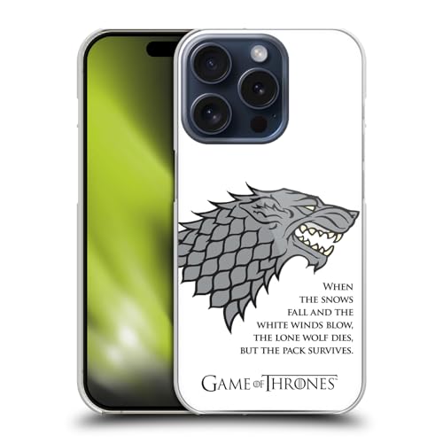 Head Case Designs �������C�Z���X HBO �Q�[���E�I�u�E�X���[���Y �z���C�g �E�C���Y �O���t�B�b�N�X �n�[�h�o�b�N�P�[�X Apple iPhone 15 Pro�Ή�