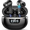 Cuffie Bluetooth 5.4, 2025 Auricolari Bluetooth Stereo HiFi, 50 Ore Cuffiette In Ear con 4 ENC Cancellazione Rumore Mics, IP7 Impermeabili Cuffie Senza Fili per iOS/Android, Cuffiette Touch Control